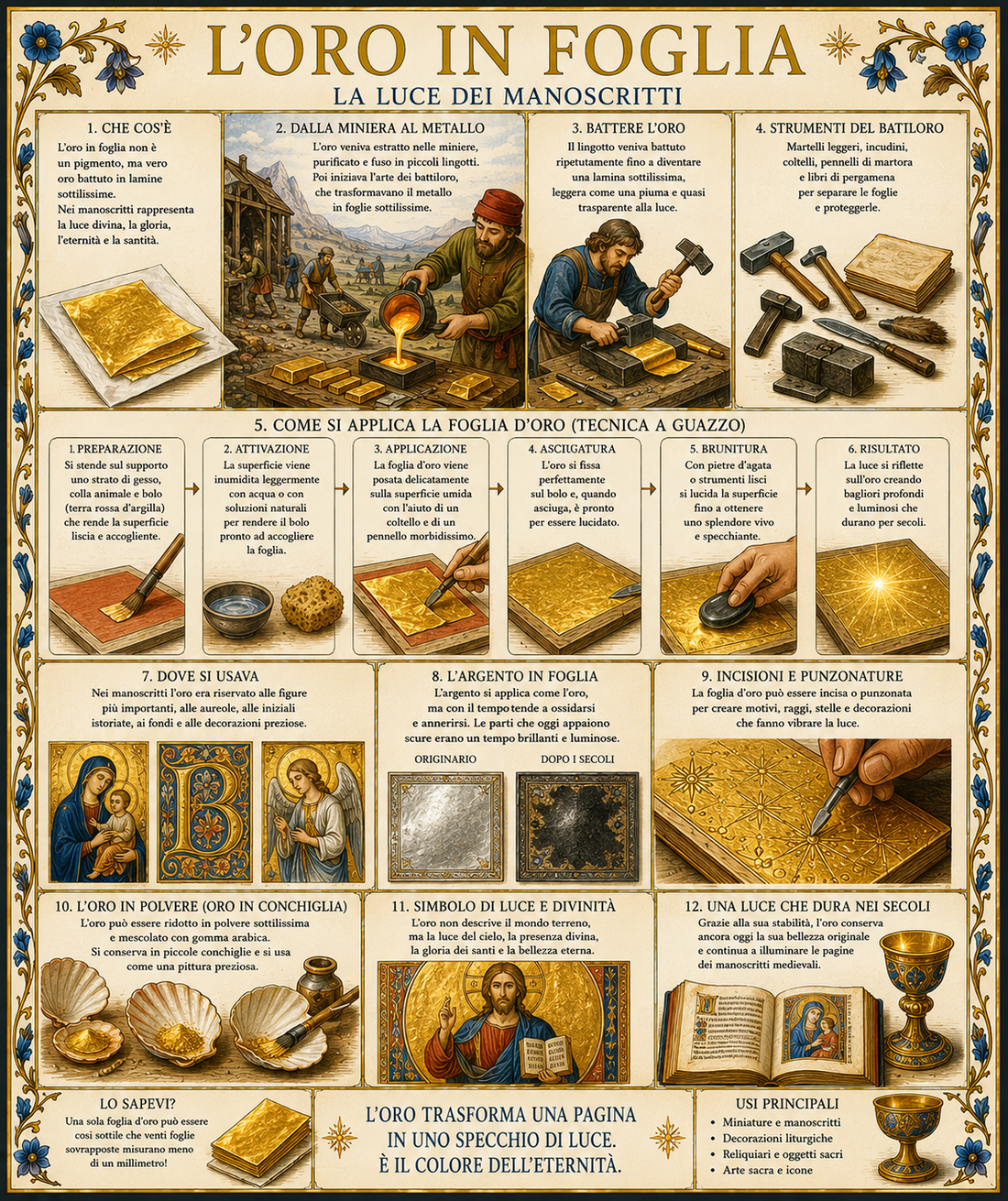 L’oro in foglia: la luce dei manoscritti