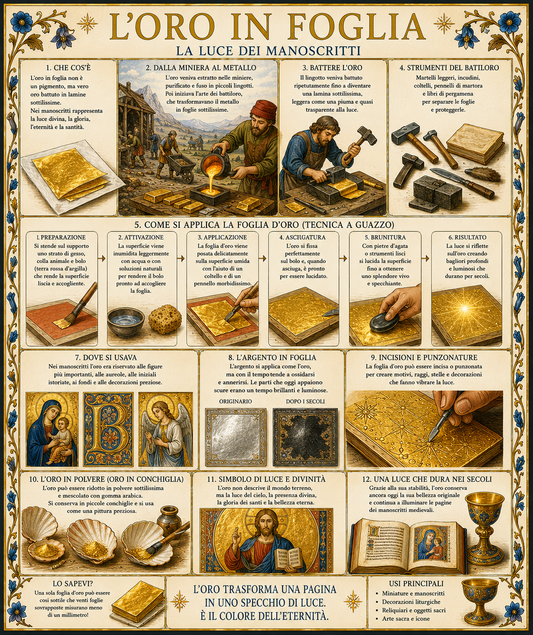 L’oro in foglia: la luce dei manoscritti